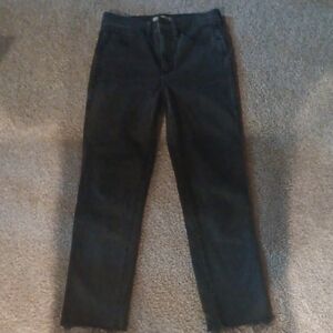Madewell Women's Straight Black Jeans